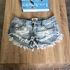 One Teaspoon BONITAS Denim Shorts